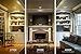 Lithonia Lighting FMSATL 13 14840 BN M4 LED Saturn Flushmount Ceiling Light Fixture for Kitchen | Hallway | Bedroom, Dimmable, 4000K, Antique Brushed Nickel