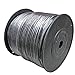 Yovus 500 Ft Spool of Balanced Pro Audio Wire for XLR TRS 2 Conductor 3 with Shield (Black)