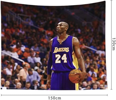 Amazon Co Jp リビングルームの背景タペストリー バスケットボールキャラクタープリントベッドルームファッションタペストリー 出窓カーテン 間仕切りカーテン 休日の装飾の壁掛け ベッドサイドの大きな吊り布 73x95cm 130x150cm 150x0cm ホーム キッチン