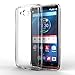 Motorola Droid Turbo Case - MoKo [Scratch Resistant] [Anti Drop & Scratch] Halo Series Back Cover with TPU Anti-drop Technology Corners + Clear Back Panel Bumper Case, Crystal Clear