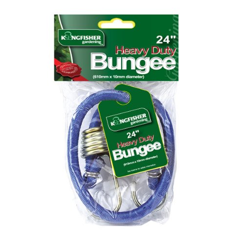 Kingfisher BC24 24-Inch Heavy Duty Bungee Strap - Blue