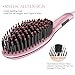 ACEVIVI Hair Straightening Brush, Ceramic Heating Straightening Irons Brush with Digital Anti Static, Anti Scald