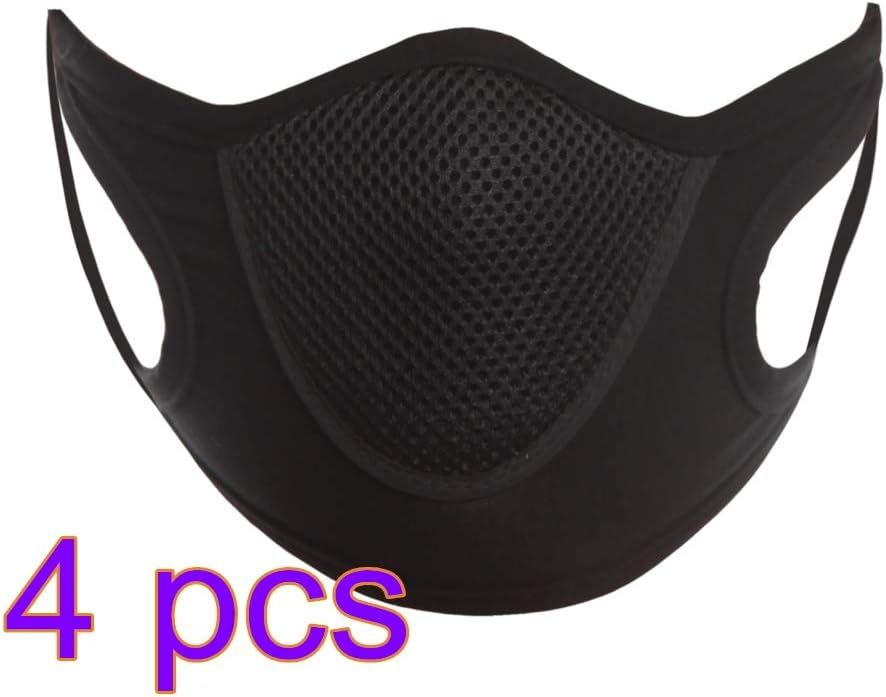 TDORA Dust Face Mask,Air Pollution Smoke Mask Activated Carbon Face Cover PM2.5 Air Filter Mask Activated Carbon Masks Mouth Cover Mask for Running Cycling Motorcycling Skiing