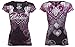 Archaic AFFLICTION Women T-Shirt UNWANTED Tattoo Biker UFC BKE Sinful