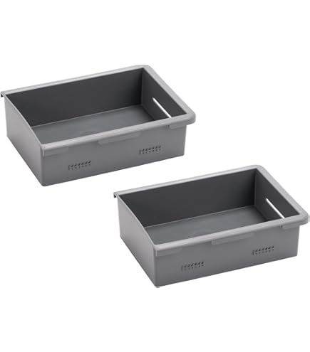 DECKED Drawerganizer Organizer - Grey 1-Compartment Bin For Full-Size DECKED Truck Drawers - View #6