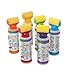 HearthSong ChalkScapes Sidewalk Chalk Rollers, Set of 6 Washable Liquid Chalks in Red, Yellow, Blue, Purple, Orange, and Green