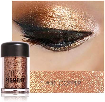 12 Colors Glitter Eyeshadow Cosmetics Makeup Diamond Lips Loose Eyes Pigment Powder Woman Cosmetics Make Up Eye Shadow Type 10