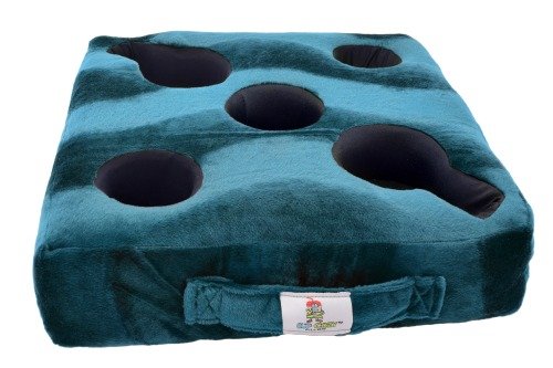 Cup Cozy Deluxe Pillow (Teal)- The world's BEST cup holder! Keep your drinks close and prevent spills. Use it anywhere-Couch, floor, bed, man cave, car, RV, park, beach and more!