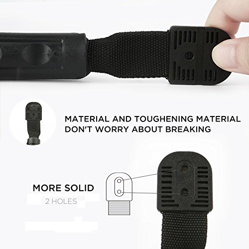 Tearcam Kayak Carry Handles, Canoeing Boat Kayak Side Mount Carry Handle Kit Accessories Black - Thumbnail 5