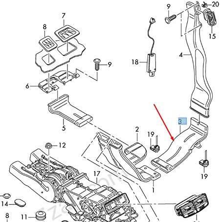 Amazon Gtv Investments A8 D4ダッシュボード左下吸気口4hc新品 車 バイク 車 バイク