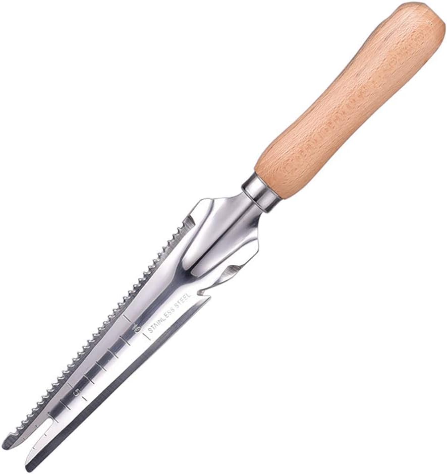 Weed Remover Tool Wooden Handle Manual Weeder Tool Weed Puller Garden Weeder for Garden Digging Transplanting Weeding Grass