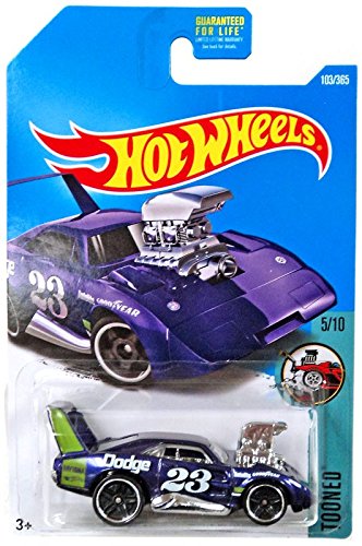 Hot Wheels 2017 Tooned Dodge Charger Daytona 103/365, Purple