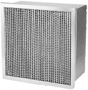 Filtration Group 16275 ASHRAE Cell Box Air Filter, Wet Laid Micro-Fiber Paper, Steel, 13 MERV, Galvanized steel frame, 24" Height x 20" Width x 12" Depth (Case of 1)