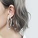 Sterling Silver Hoop Earrings Large Hoops Hoop Jewelry Big CZ Hoop Earrings for Women
