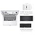 iClever Ultra Slim 3 Color Backlight Aluminum Alloy Bluetooth Keyboard for iOS...