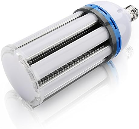 Esbaybulbs 55W Daylight LED Corn Light Bulb Cob Lamp for Indoor Outdoor Large Area - E26/E27 5500Lm 6000K Daylight White, for Street Lamp Post Lighting Garage Factory Warehouse