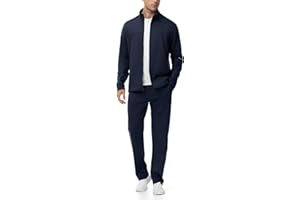 Gopune Men's Tracksuits 2 Piece Casual Athletic Jogging Warm Up Sweat Suits Workout Sports Sets