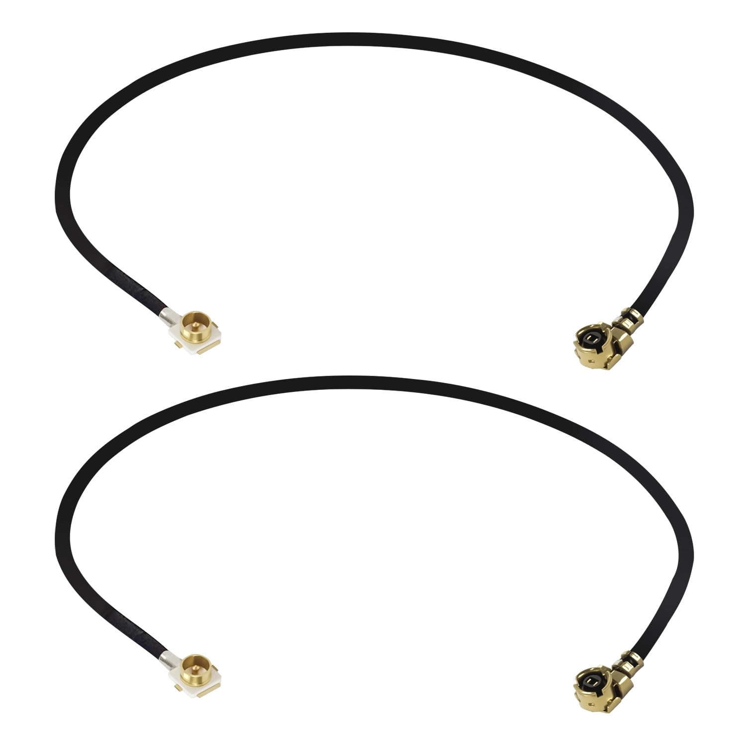 Fohevers 2 Pack U.FL IPX IPEX Male to IPEX Female Coaxial Cable 1.13mm Aerial Extension Cable 15CM(6 inches) for WiFi Router Antenna Wireless Network Card