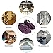 Boot Covers，Reusable Non Slip Shoe Covers for Contractors and Carpet Floor Protection to Keep Floors and Rooms Clean - 5 Pairs（5 different colors）