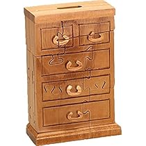 Chest of Drawers Bank - 3D Wooden Jigsaw Puzzle