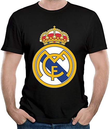 Real Madrid C.F. Football Men's Round Collar Short Sleeve Shirt Top
