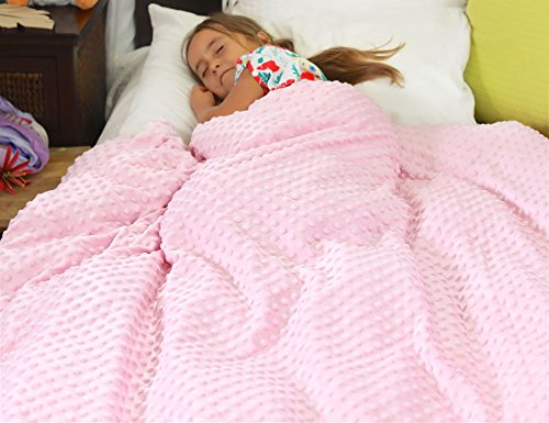 image for UBEQEO Removable Sensory weighted Blanket | Helps your Child Stay Asle