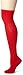 Ozone Women's Knee High Sock, Soft, Sturdy, Comfortable, Basic Solid Knee High Socks for Women, Size 9-11 (Cherry)