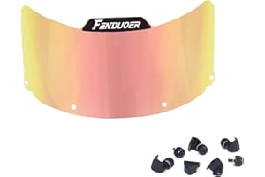 Fenduoer Softball/Baseball Mask Visor, Eye-Shield for All Defense Fielder’s Mask Sports Sunglasses(Clear Red)