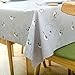 LEEVAN Heavy Weight Vinyl Rectangle Table Cover Wipe Clean PVC Tablecloth Oil-Proof/Waterproof Stain-Resistant-54X78 Inch - 137X200 cm(Small Bird)