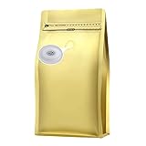 REMTAP Coffee Bags with Valve(100pcs,16oz) Golden