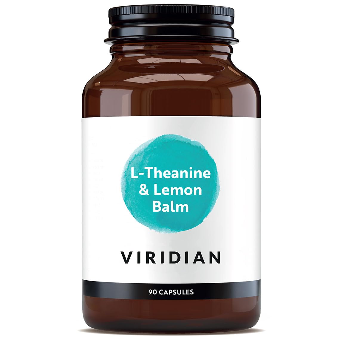 Viridian - L-Theanine and Lemon Balm 90 Veg Caps | 300mg Lemon Balm Extract & 200mg L-Theanine | Supports Cognitive Function | 100% Active Ingredients with No Fillers or Artificial Additives