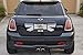 The Pixel Hut gs00122 Union Jack Flag Black Grey White Tail Gate Graphic for MINI Cooper S R56 (2007-2013)