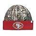 NFL San Francisco 49ers '47 Foxden Camo Cuff Beanie Knit Hat, One Size Fits Most, Realtree Camouflage