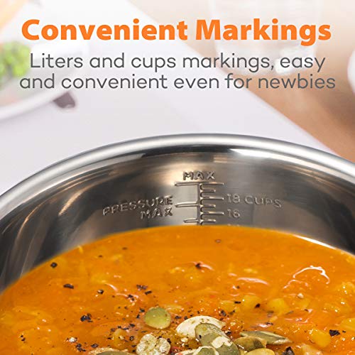 Nenazzz Replacement Stainless Steel Inner cooking pot Compatible with