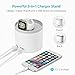 Apple Watch Charging Dock, 2 in 1 iPhone Charging Stand Apple Watch Dock Cell Phone Charging Station for Apple Watch Series 1&2, iPhone 7, 7 Plus, 6S, 6S Plus, SE, Samsung, HTC, LG Nexus and More