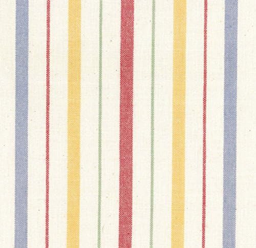 Moda 16 Inch Toweling Light Blue Mulit Striped By the Yard