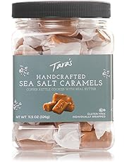 Tara's All Natural Handcrafted Gourmet Sea Salt Caramel: Small Batch, Kettle Cooked, Creamy & Individually Wrapped - 11.5 Ounce