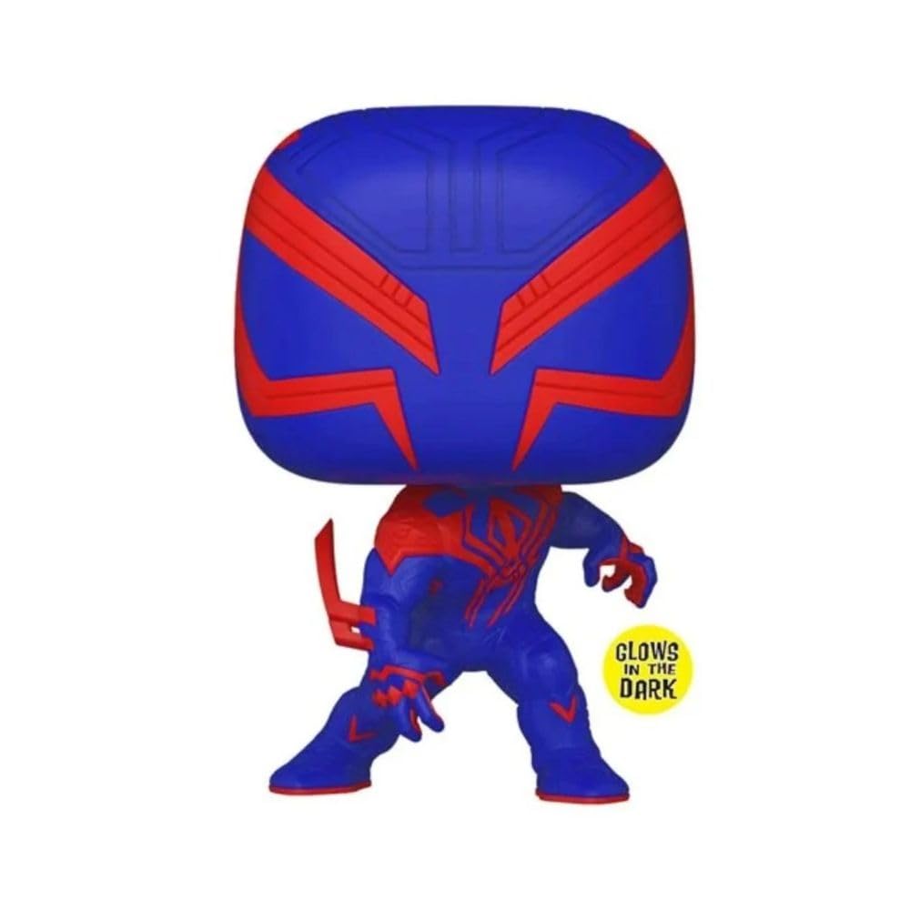 ¡Funko Pop! Películas: Spider-Man a través del Spider-Verse Spider-Man 2099 ¡Pop que brilla en la oscuridad! Figura de vinilo - Exclusivo de Entertainment Earth, (FUN68370)