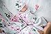 Baby Be Mine Newborn Gown and Hat Set Layette Romper Coming Home Outfit (Newborn, Olivia)