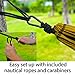Enover Double Size Backpacking / Camping Hammock with Breathable Waterproof Parachute Nylon for Outdoor Recreation