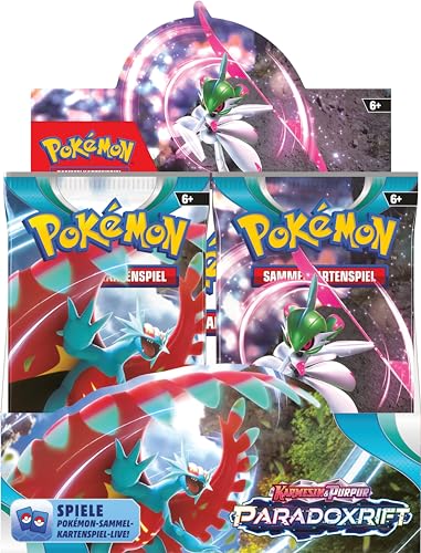 Pokémon-Sammelkartenspiel: Boosterpack-Display-Box Karmesin & Purpur – Paradoxrift (36 Boosterpacks) 2