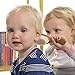 Wooden Baby Hair Brush and Comb Set, Soft Goat Bristles and Wood Bristles for Massage, Eco-Friendly Hairbrush for Newborns and Toddlers, Perfect Baby Shower & Registry Gift (Color a5)