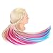 Mannequin Head, TopDirect 29 Inch Long Colorful Hair Cosmetology Mannequin Head Hair Styling Hairdressing Practice Training Doll Heads with Clamp Holder and Tools