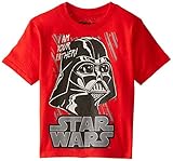 Star Wars Little Boys' Darth Vader T-Shirt, Red, 6