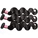 Mscove Hair Malaysian Body Wave Virgin Hair 3 Bundles Grade 6A Unprocessed Virgin Human Hair Weave Total 300g Natural Color (16inch 18inch 20inch)