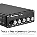 Nobsound 2.1 Channel Bluetooth 5.0 Amplifier, Class D Stereo Audio Amplifier, Mini Home Theater Power Amp, Digital Power Subwoofer Amplifier Receiver, 100W+50Wx2, Treble&Bass Control (NS-14G PRO)thumb 4