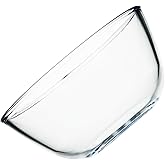PRETYZOOM Glass Noodle Bowl Serving Bowl Trifle Dish Home Salad Bowl Space-saving Nesting Bowls Kitchen Prep Bowl Fruit Salad