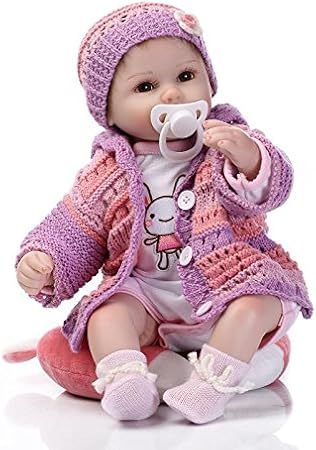 Amazon Npkdolls リボーンベビードール ソフトシリコンビニール 18インチ 45cm 重み付けされたベビー 可愛い本物そっくり かわいい赤ちゃん 男の子 女の子 おもちゃ 美しいウール 服 人形 抱き人形 おもちゃ