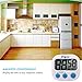 Uigos Digital Kitchen Timer II 2.0, Big Digits, Loud Alarm, Magnetic Backing, Stand, for Cooking Baking Sports Games Office (White) (1 Pack)