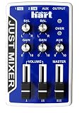 JUST MIXER Audio Mixer - Battery/USB Powered Portable Pocket Audio Mixer w/ 3 Stereo Channels (3.5mm) Plus On/Off Switch